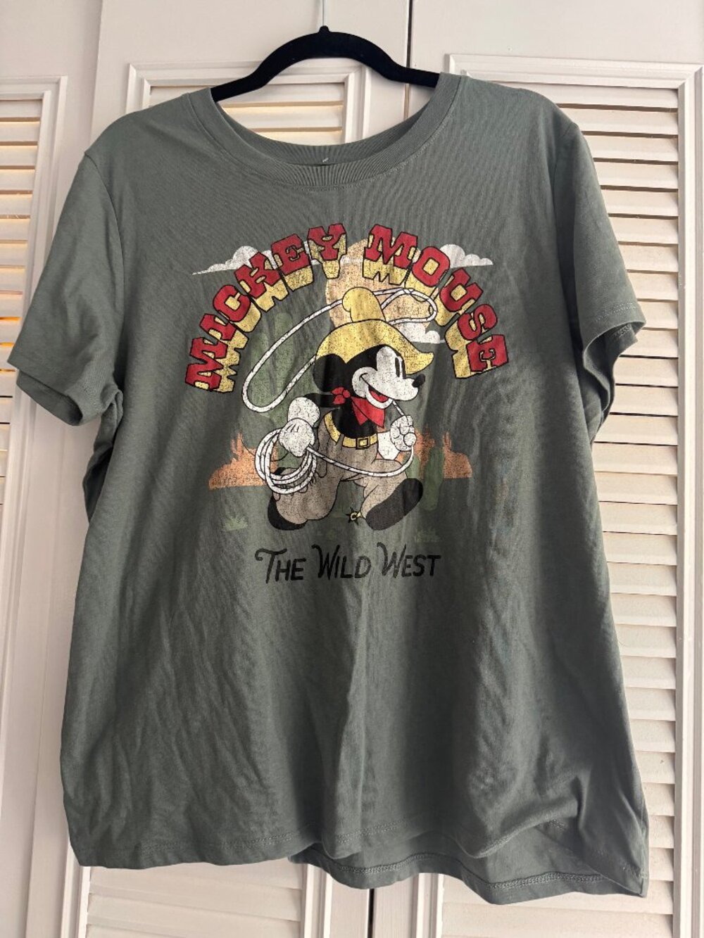 Mickey Mouse Wild West Tshirt XL